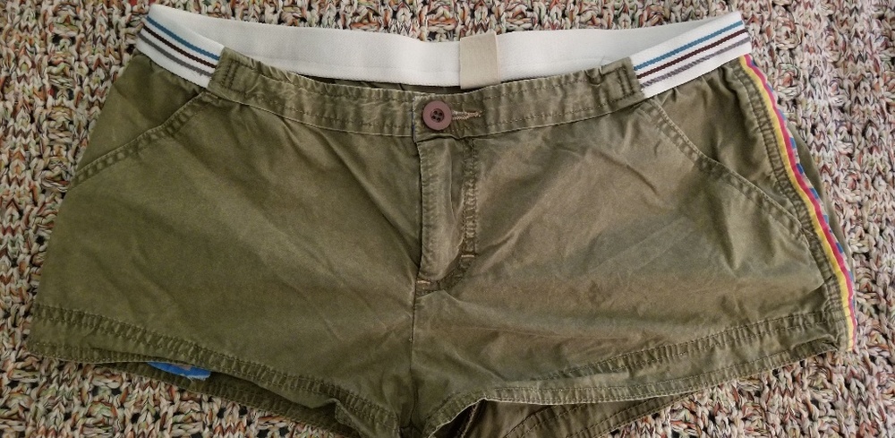 Free People Green Shorts Medium